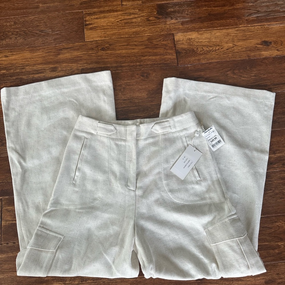 Torn by Ronny Kobo Bernee Pants in Cream